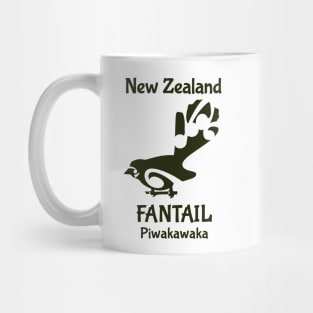 FANTAIL New Zealand /Aotearoa native bird Mug